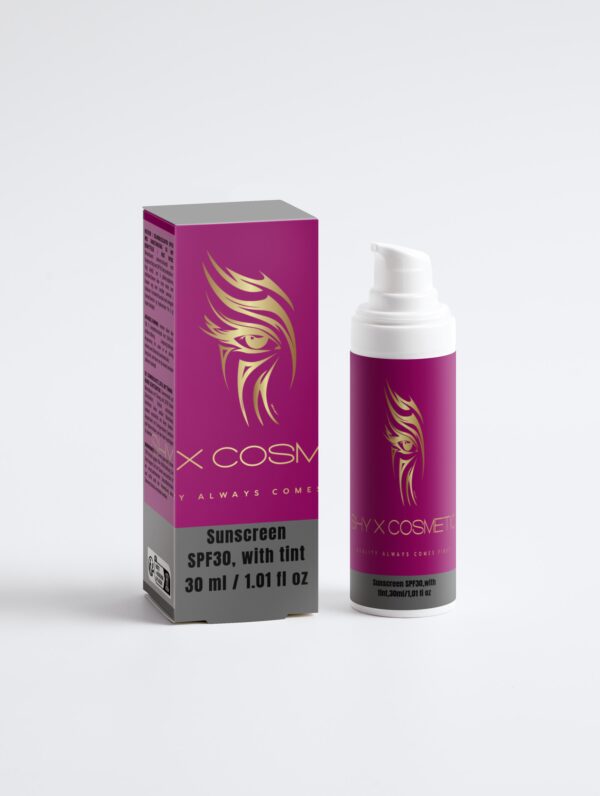 Sunscreen SPF30, with tint